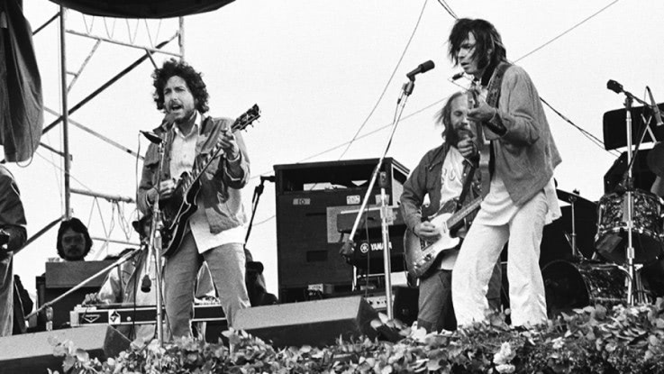 ボブ・ディランとニール・ヤングが初共演した1975年のコンサート