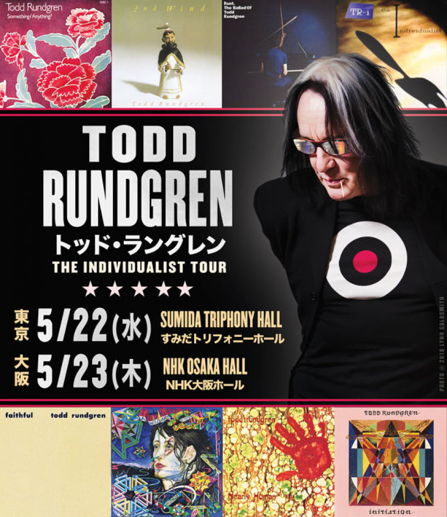 トッド・ラングレン、キャリア50年の集大成となる来日公演が決定