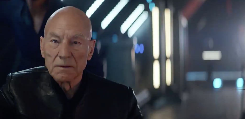 スタートレック　ピカード　パトリック　スチュワート　サイン入り　エンタープライズ スタートレック ピカード パトリック スチュワート サイン入り