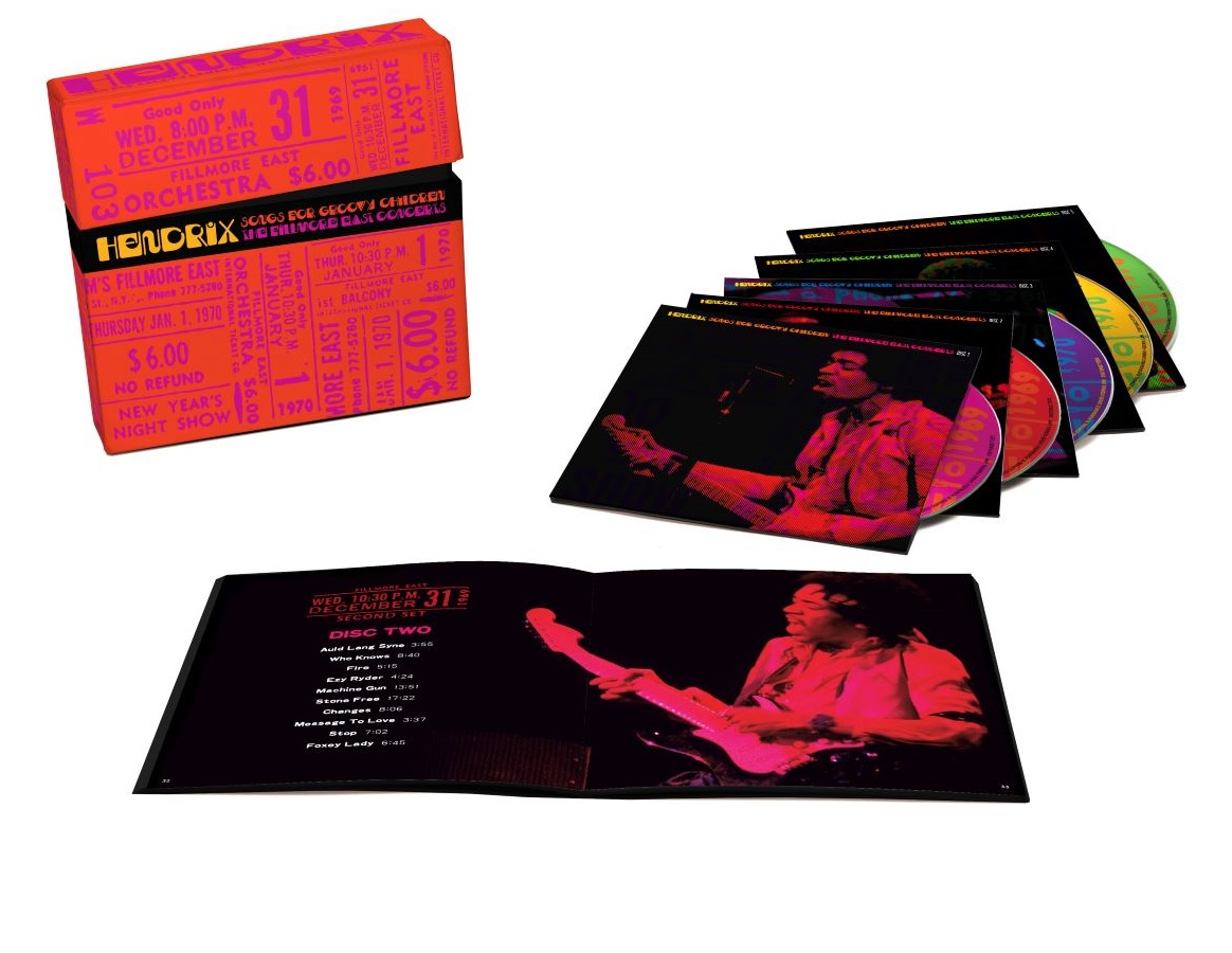 ジミ・ヘンドリックス/バンド・オブ・ジプシーズ：コンプリート・フィルモア…5CD ジミ・ヘンドリックス、5時間超の『バンド・オブ・ジプシーズ』完全版