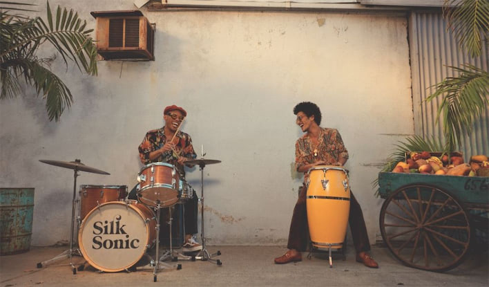 ブルーノマーズ Silk Sonic シルクソニック トートバッグ Vegas シルク