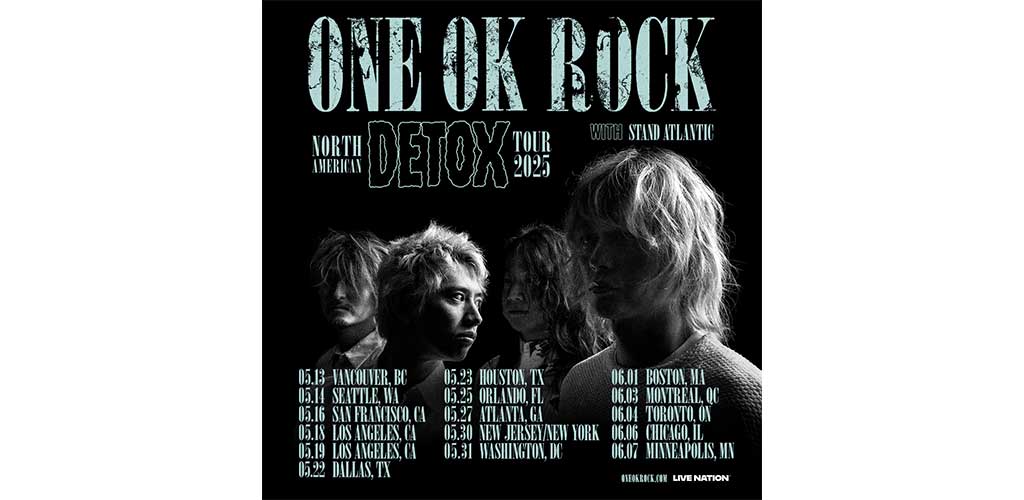 ONE OK ROCK、15都市を巡る北米ツアーの開催決定 | Rolling Stone