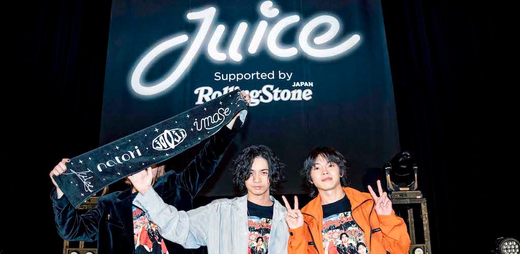 なとり×imase×jo0ji Juice Rolling Stone imase、jo0ji、なとりが初共演、ライブイベント「Juice」2025年