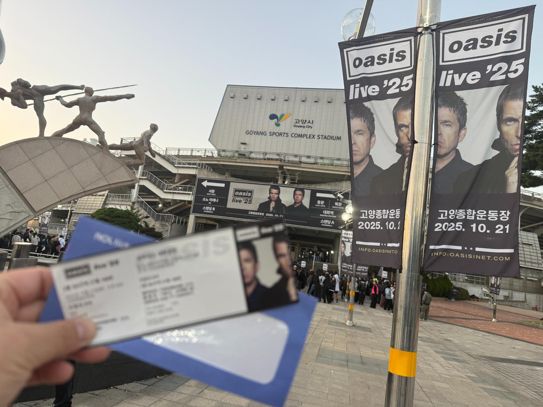 オアシス来日直前、熱狂の韓国公演レポ ボーンヘッドも「見守った
