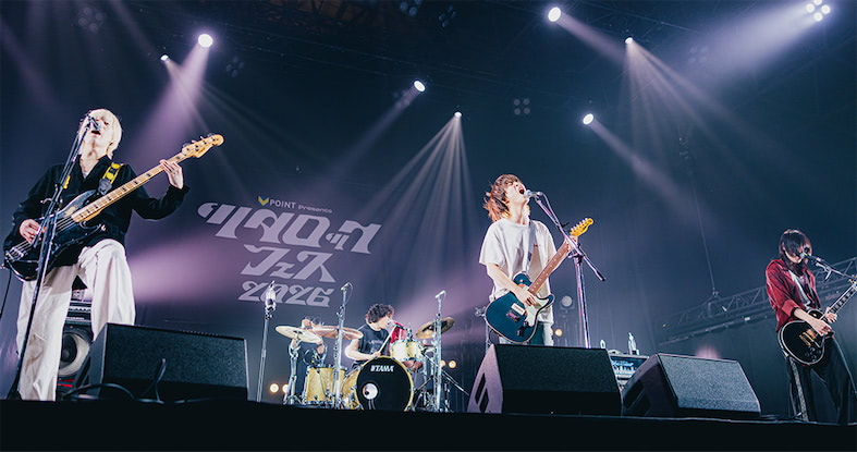 Blue Mash【ツタロックフェス2026】速報ライブ写真（写真8点