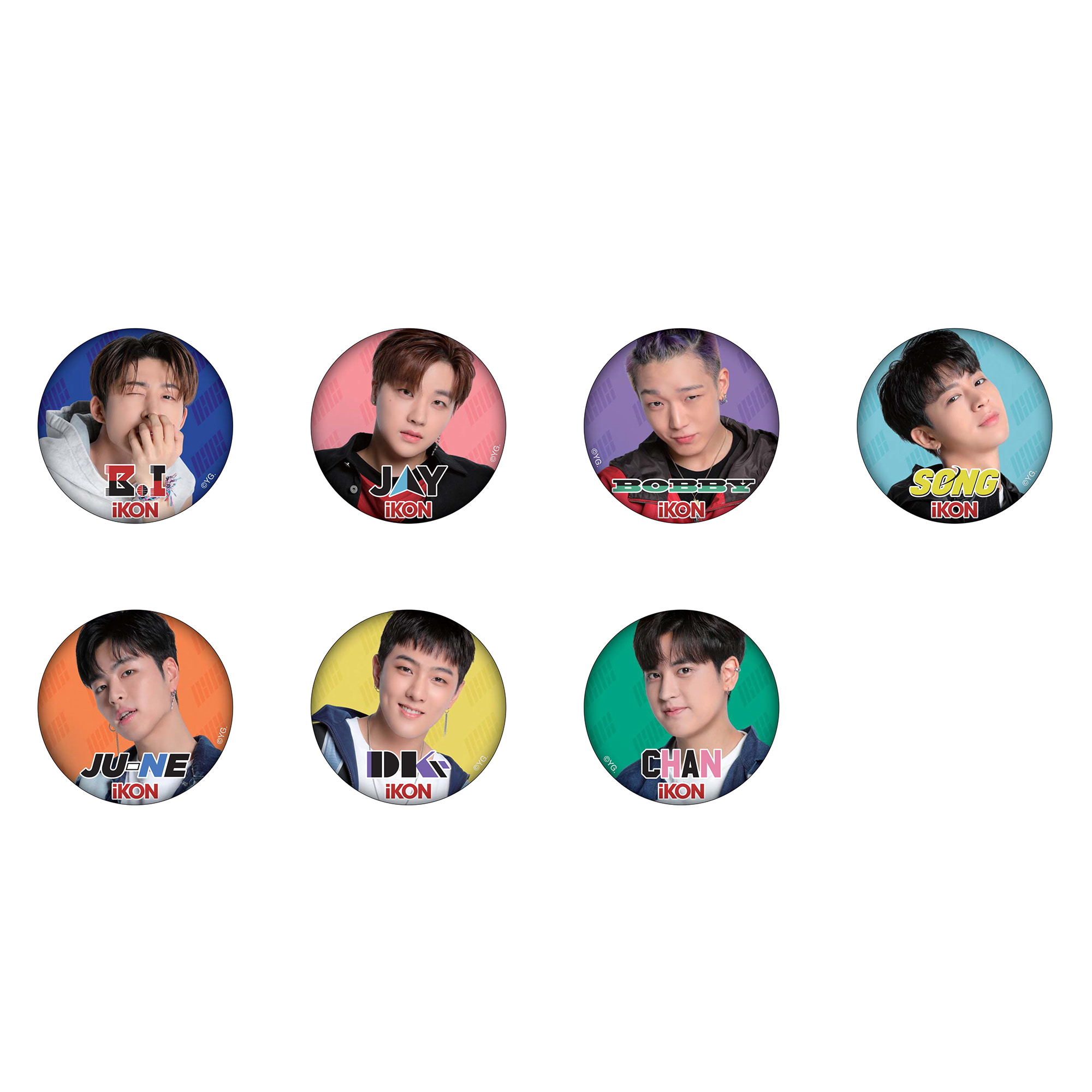 iKON 強う BOBBY バビ 缶バッジ セット