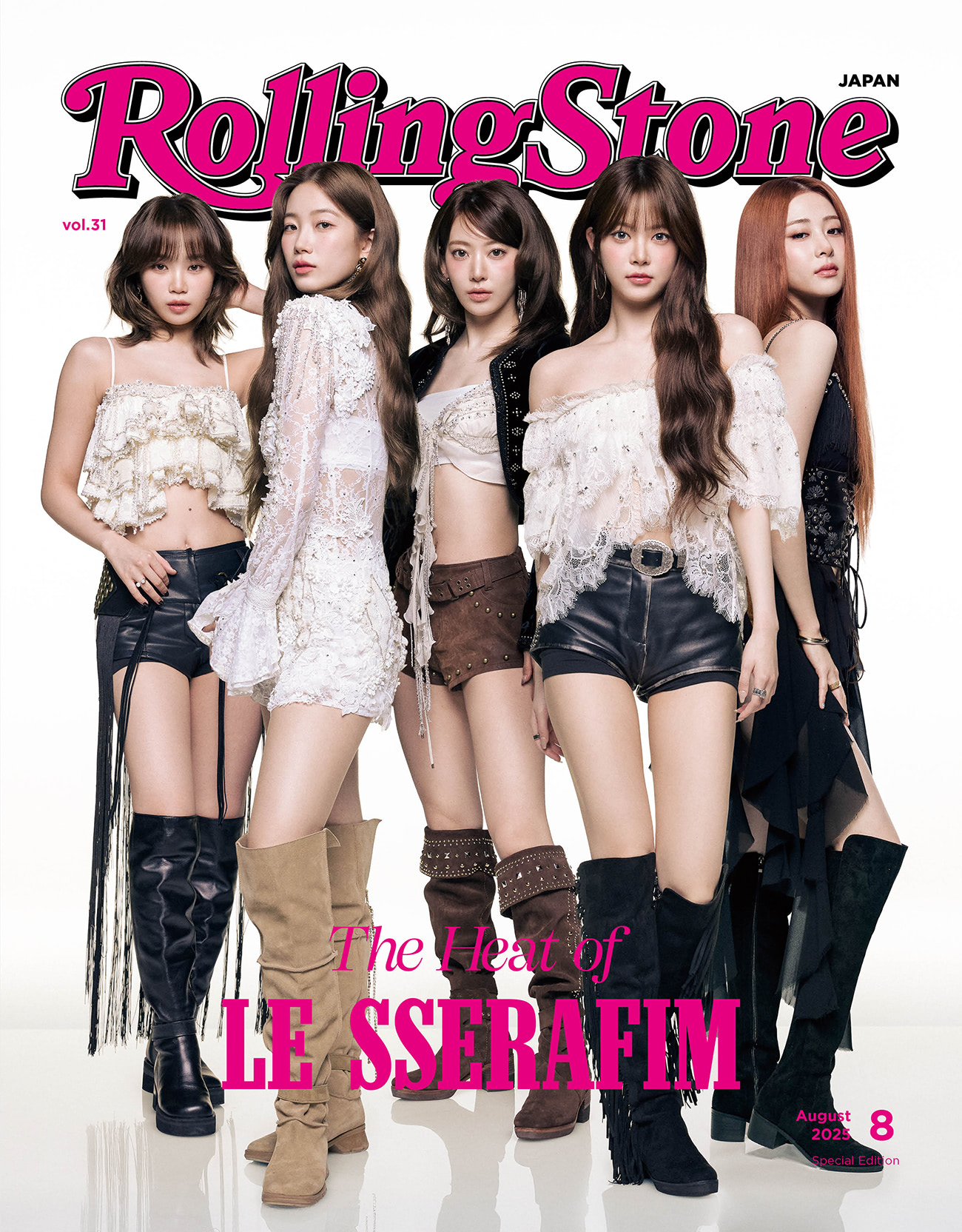 LE SSERAFIM、W表紙仕様のRolling Stone Japan最新号特別版に