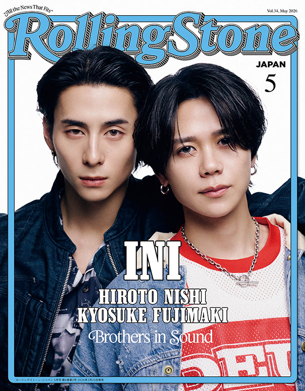 INI西洸人×藤牧京介が『Rolling Stone Japan vol.34』表紙に登場 対極