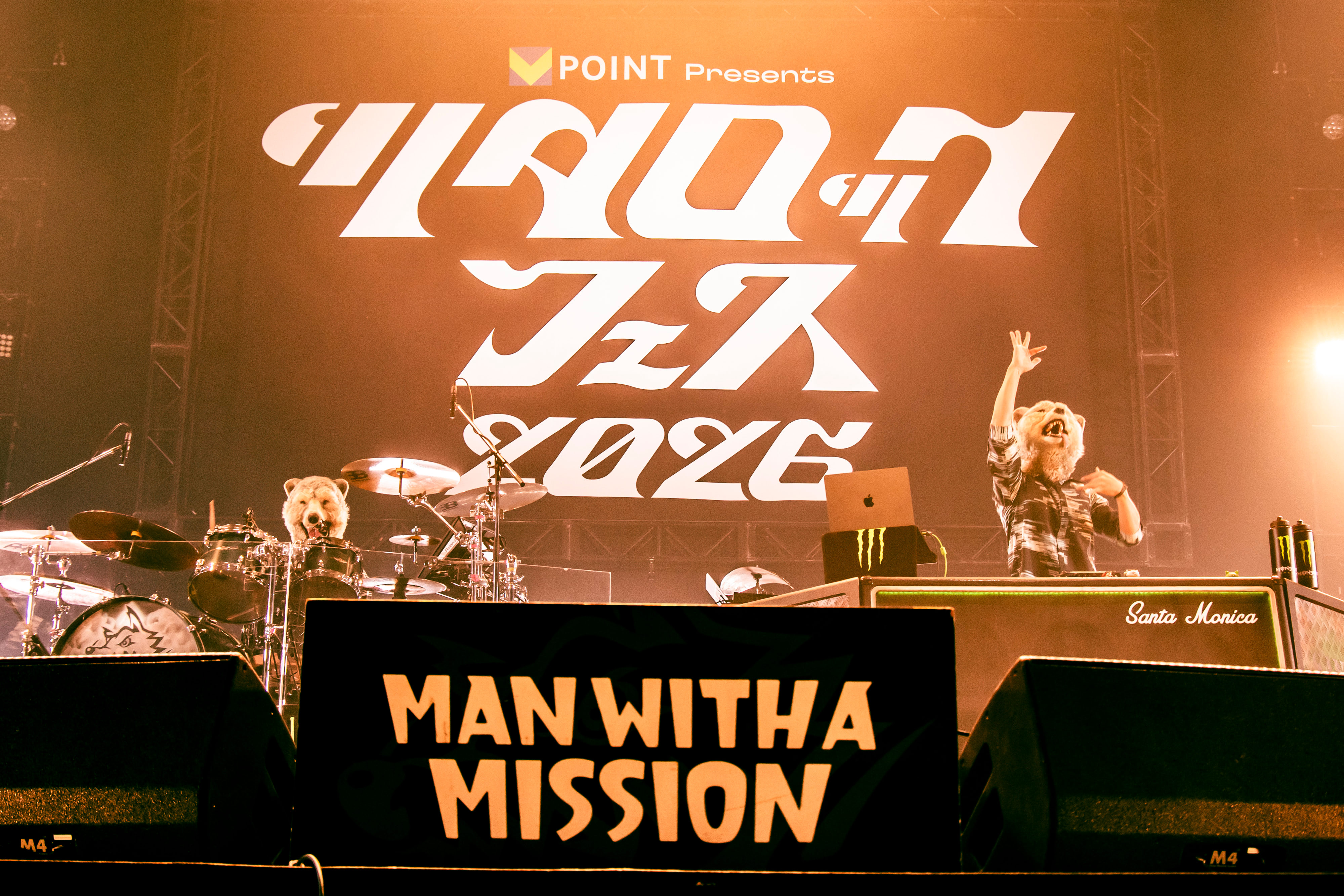 MAN WITH A MISSION【ツタロックフェス2026】速報ライブ写真（写真15点